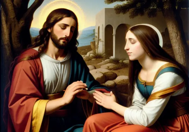 Maria Madalena e Jesus