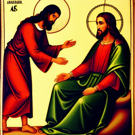 Jesus curando um enfermo